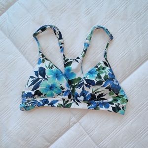 Midori bikinis blue hibiscus mau loa top
